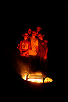 Jr. boys camping at Backbone